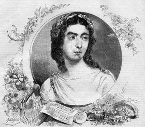 Portrait of Pauline Viardot, French singer, in the opera 