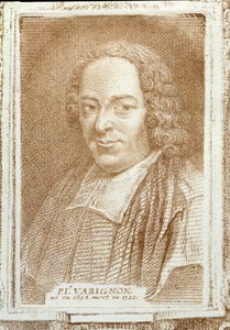Portrait of Pierre L. Varignon from Histoire des Mathematiciens by Alexandre Saverien