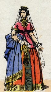 Portrait of Queen Joan of Evreux (1307-1371).