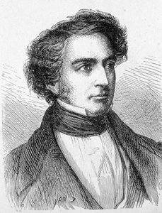 Portrait of Robert Stephenson (1803 - 1859) - in Album of Science; Illustrious Scholars; Great Discoveries 1896