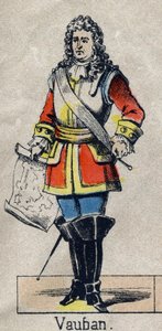 Portrait of Vauban Sebastien the Prestre, Marshal of France (Image of Epinal) by French School