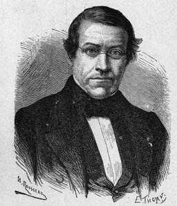 Portrait of Wheatstone (1802 - 1875), Inventor in the Field of Telegraphy - in Album of Science; Illustrious Scientists; Great Discoveries 1896