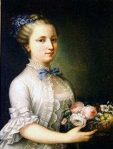 Portrait of a Lady with Flowers