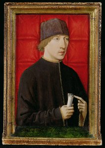 Portrait of a Man Holding a Scroll
