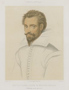 Portrait of a man with a pointed beard