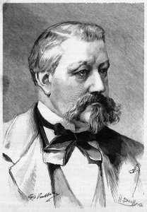 Portrait of journalist and novelist Alberic Second, deceased in 1887