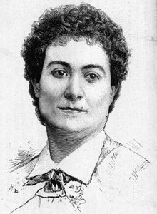 Portrait of the Diva Mme Peschard deceased in 1887