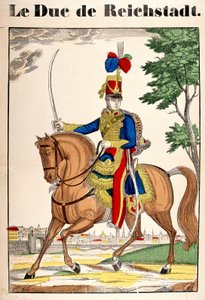 Portrait of the Duke of Reichstadt, Napoleon II, son of Emperor Napoleon I (1769-1821). Picture of Epinal
