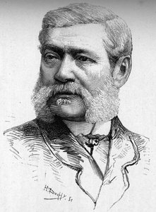 Portrait of the wood engraver, Count Colonna Cesari (1825-1887).