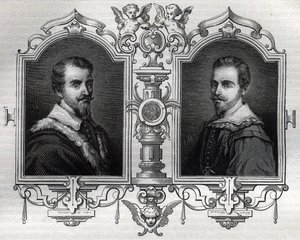 Portraits of Horace (Orazio 1531-1553) and Octave Farnese by French School