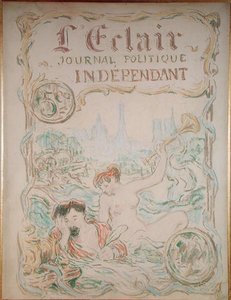 Poster design for the newspaper 