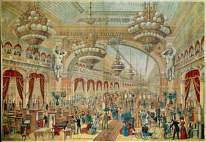 Poster for Shops (or Galleries) Crespin Dufayel on Boulevard Barbes in Paris. 19th Century Paris. Decorative Arts