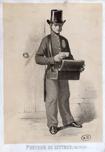 Postman, c.1865 by French School
