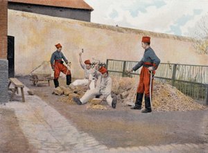 Prisoners in Biribi (prisoners breaking pebbles) - in Military Album - African hunters