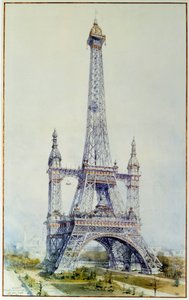 Project to modify the Eiffel Tower for the 1900 exhibition (May 1896)
