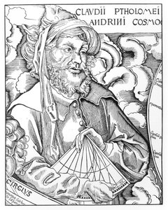 Ptolemy holding a sextant by French School