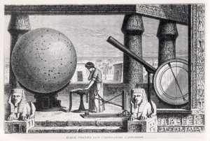 Ptolemy in the Observatory at Alexandria, from La Vie des Savants Illustres by Louis Figuier