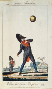 Pupil from the Lycee Napoleon from Troupes Francaises by French School