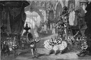 Puppet Show (representation of Cinderella) given at the Theatre Miniature