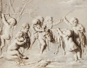 Putti Playing with the She-Goat Amalthea