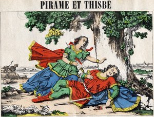 Pyramus and Thisbe, Tale of Ovid in 