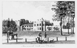 Ravensworth Castle near Durham, 19th Century