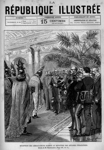 Reception of Siamese Ambassadors to the Ministry of Foreign Affairs by French School