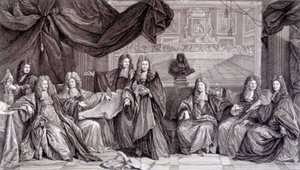 Recovery of Louis XIV, c. 1689 by French School