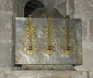 Reliquary containing the relics of St. Benoit, placed in the crypt in 1108 by French School