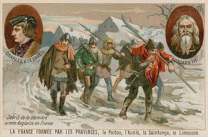 Remnants of the last English army in France by French School
