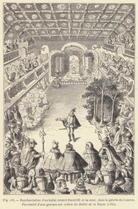 Representation of a Ballet before Henry III and His Court, in the Gallery of the Louvre by French School