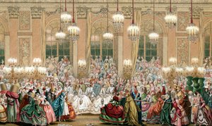 Representation of a Masquerade at the Court of King Louis XV