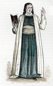 Representation of a theophilantropist priest by French School