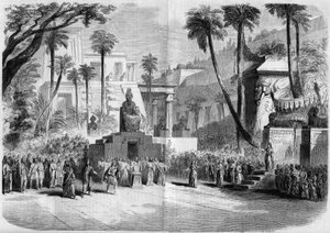 Representation of an Opera by French School