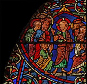 Resurrection cycle - Christ appears to his disciples by French School