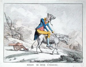Return of Two Emigrants by French School