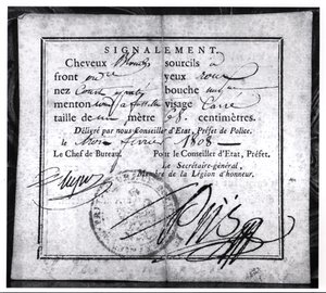 Reverse side of a Security Card