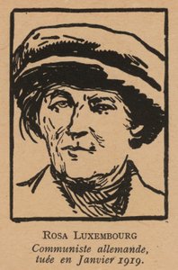 Rosa Luxemburg, German Communist Revolutionary Murdered by the Freikorps After the Spartacist Uprising of January 1919