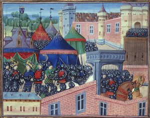 The Kings of France and Sicily with Their Armies Before Metz