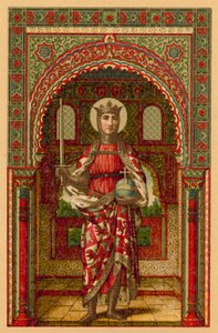Saint Ferdinand, King of Castile and León by French School