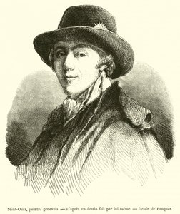 Saint-Ours, Genevan Painter (engraving) by French School