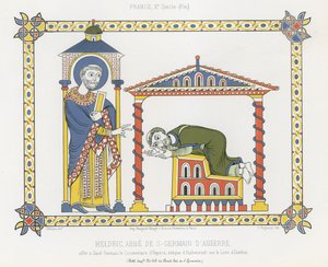 Saint Germain and Heldric at the Abbey of Saint-Germain d