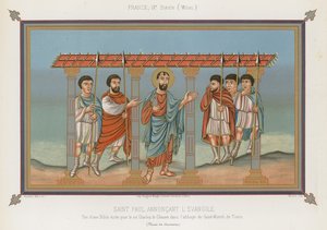 Saint Paul announcing the Gospel
