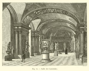 Hall of the Caryatids by French School