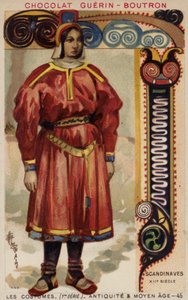 Scandinavian Costume, 12th Century by French School