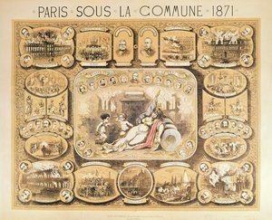Scenes from the Paris Commune, 1871 by French School