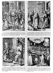 Scenes from the Life of Saint Norbert, Founder of the Premonstratensian Order of Canons Regular by French School