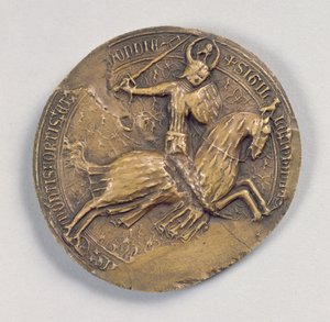 Seal of Jean IV the Valliant, Duke of Brittany