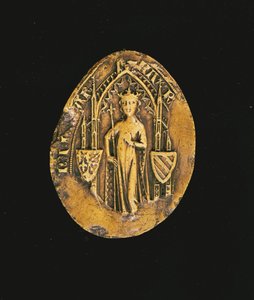 Seal of Marguerite de Bourgogne 1311