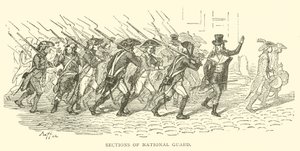 Sections of National Guard by French School